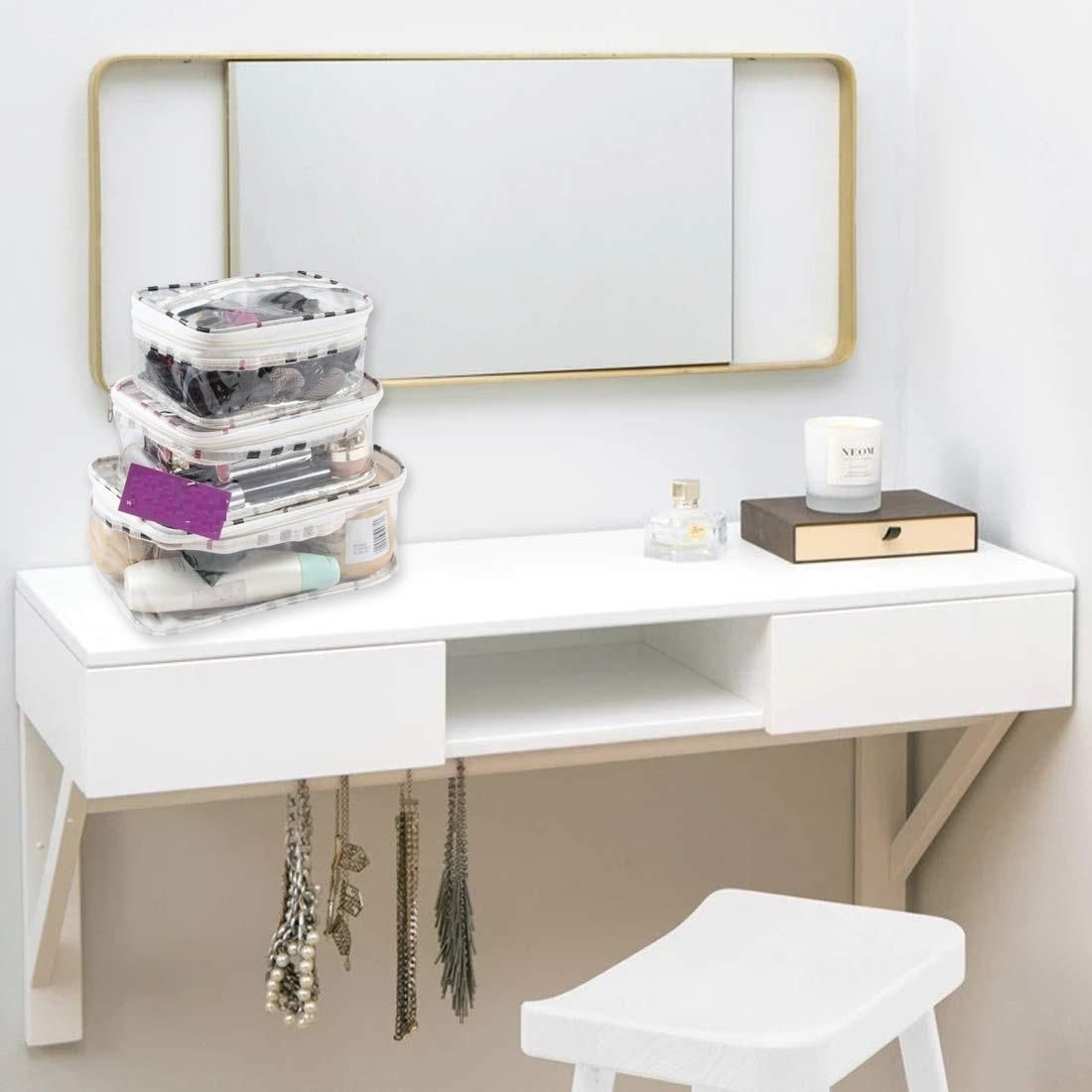 Jewelry Bag- Multipurpose Jewelry Organizers Pouch ( Set of 3 )